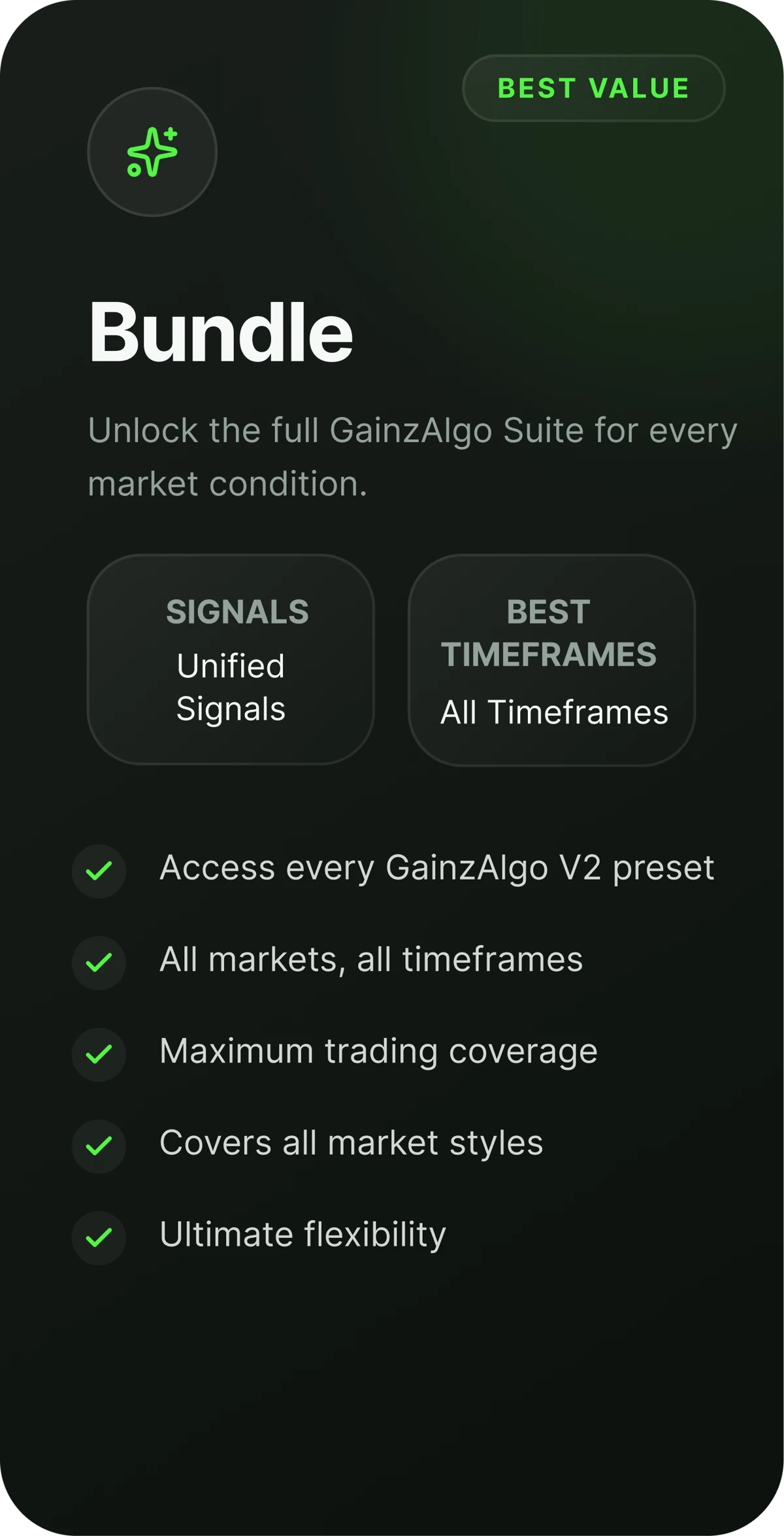 GainzAlgo V2 Bundle preset